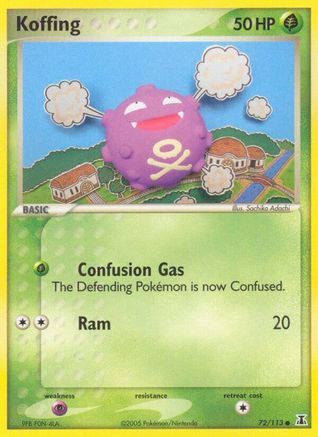 Koffing 072/113 [Delta Species]  - Reverse Holofoil