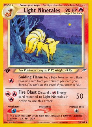 Light Ninetales 050/105 [Neo Destiny]  - 1st Edition