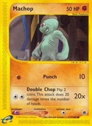 Machop 117/165 [Expedition]  - Reverse Holofoil