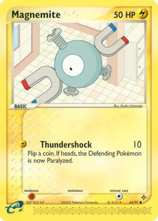 Magnemite 063/97 [Dragon]  - Reverse Holofoil