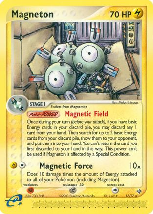 Magneton 017/97 [Dragon]  - Reverse Holofoil