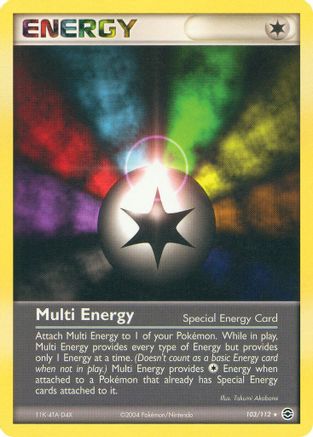 Multi Energy 103 [FireRed & LeafGreen]  - Reverse Holofoil