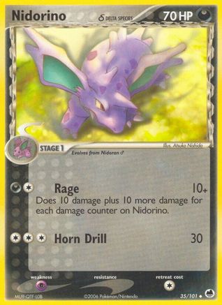 Nidorino (Delta Species) 035/101 [Dragon Frontiers]