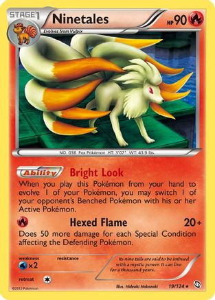 Ninetales 019 [Dragons Exalted]  - Reverse Holofoil