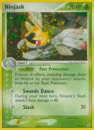 Ninjask 013 [Deoxys]  - Holofoil