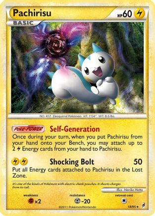 Pachirisu 018/95 [Call of Legends]  - Reverse Holofoil