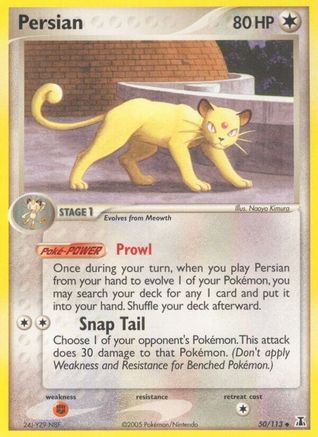 Persian 050 [Delta Species]  - Reverse Holofoil