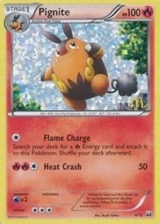 Pignite 004/12 [McDonalds Promos 2012]  - Holofoil