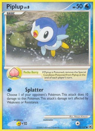 Piplup (72) 072/100 [Majestic Dawn]