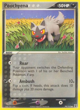 Poochyena 079/113 [Delta Species]  - Reverse Holofoil