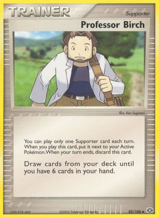 Professor Birch 082 [Emerald]  - Reverse Holofoil