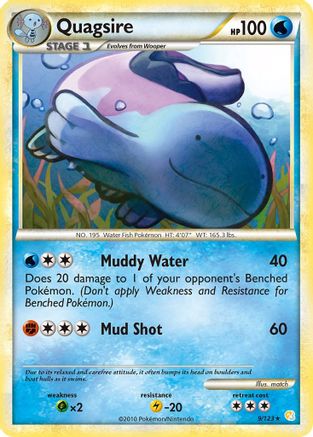 Quagsire 009 [HeartGold SoulSilver]  - Reverse Holofoil