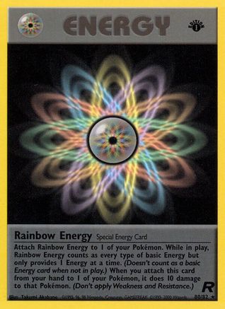Rainbow Energy (80) 080/82 [Team Rocket]  - 1st Edition