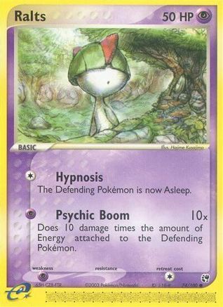 Ralts 074/100 [Sandstorm]  - Reverse Holofoil