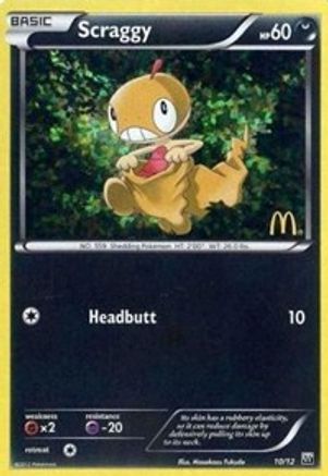 Scraggy 010/12 [McDonalds Promos 2012]  - Holofoil