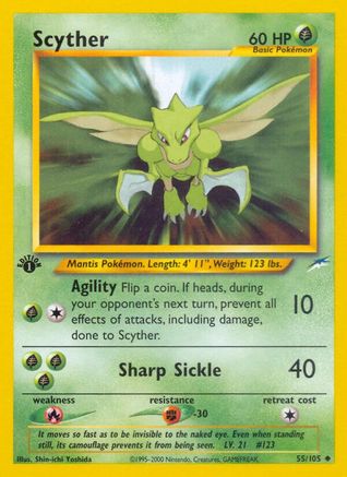 Scyther 055 [Neo Destiny]  - 1st Edition