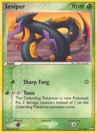 Seviper 023 [Power Keepers]  - Reverse Holofoil