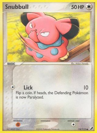 Snubbull 074 [Unseen Forces]  - Reverse Holofoil