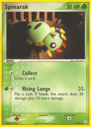 Spinarak 078/109 [Team Rocket Returns]  - Reverse Holofoil