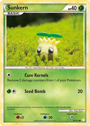 Sunkern 085/123 [HeartGold SoulSilver]  - Reverse Holofoil