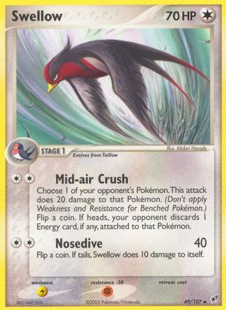 Swellow 049 [Deoxys]  - Reverse Holofoil