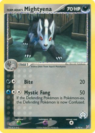 Team Aqua's Mightyena 015/95 [Team Magma vs Team Aqua]