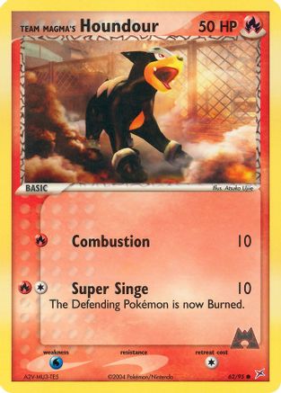 Team Magma's Houndour 062/95 [Team Magma vs Team Aqua]