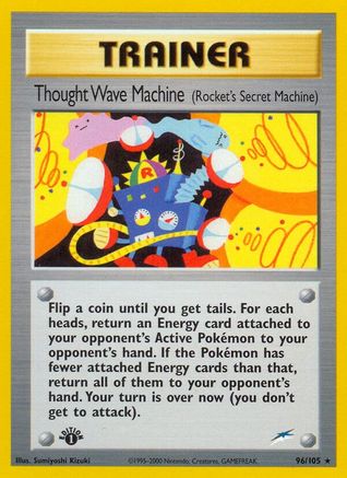 Thought Wave Machine (Rocket's Secret Machine) 096 [Neo Destiny]  - 1st Edition