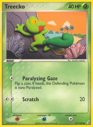 Treecko 067/100 [Crystal Guardians]