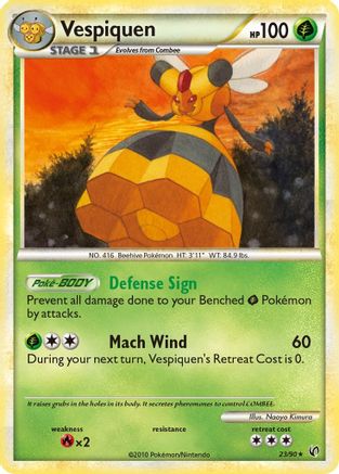 Vespiquen 023 [Undaunted]  - Reverse Holofoil