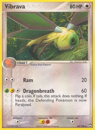 Vibrava 040/108 [Power Keepers]  - Reverse Holofoil