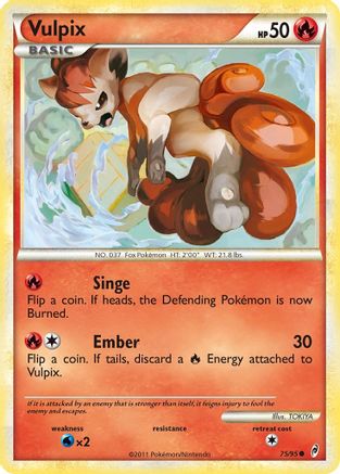 Vulpix 075/95 [Call of Legends]  - Reverse Holofoil
