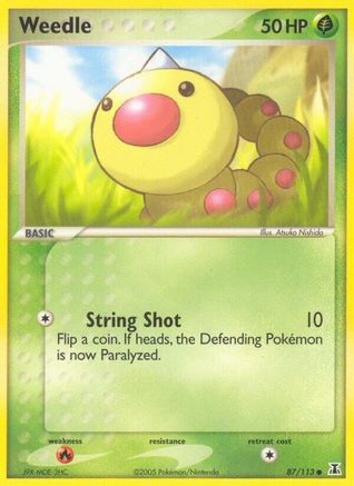 Weedle 087/113 [Delta Species]
