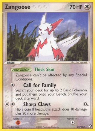 Zangoose 025/108 [Power Keepers]