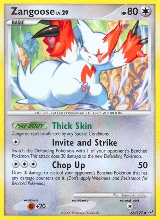 Zangoose 066 [Platinum]  - Reverse Holofoil