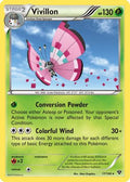 Vivillon (Meadow [Pink]) 017 [XY Base Set]  - Reverse Holofoil