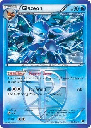 Glaceon 023/116 [Deck Exclusives]  - Holofoil