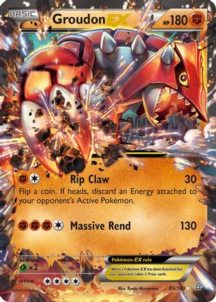Groudon EX 085/160 [XY  Primal Clash]  - Holofoil