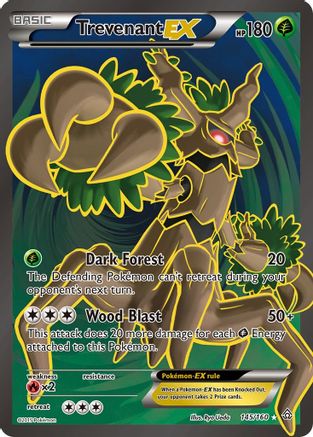 Trevenant EX (145 Full Art) 145 [XY  Primal Clash]  - Holofoil