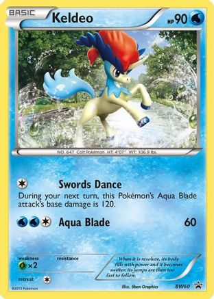 Keldeo BW60 [Black and White Promos]