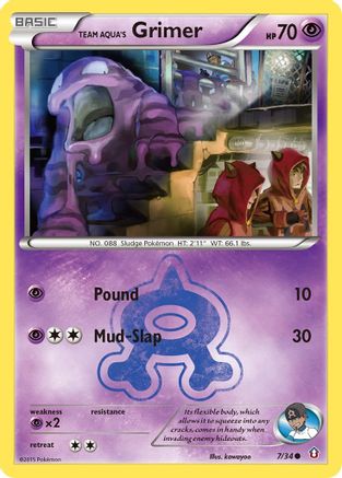 Team Aqua's Grimer 007/34 [Double Crisis]