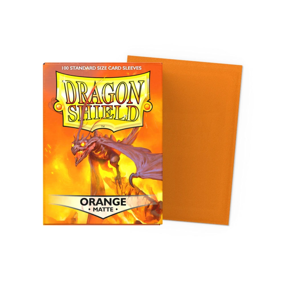 Dragon Shield - Orange Matte Sleeves (100ct)