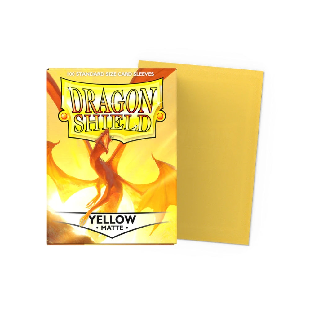 Dragon Shield - Yellow Matte Sleeves (100ct)