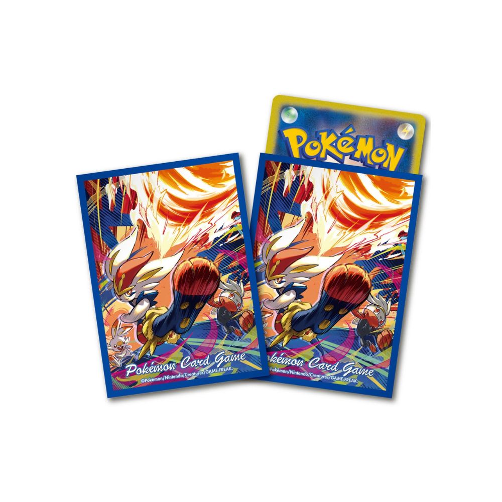 Pokemon Evolutionary Path Cinderace Sleeves
