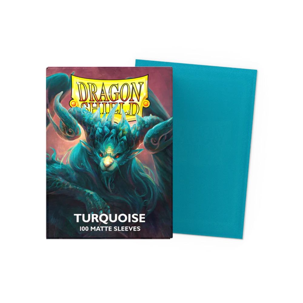 Dragon Shield - Turquoise Matte Sleeves (100ct)