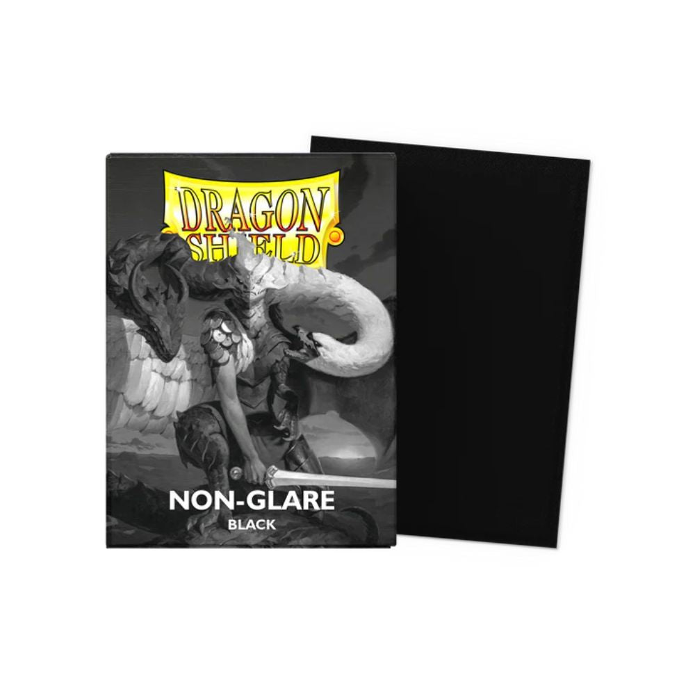 Dragon Shield - Black Non-Glare Matte Sleeves (100ct)