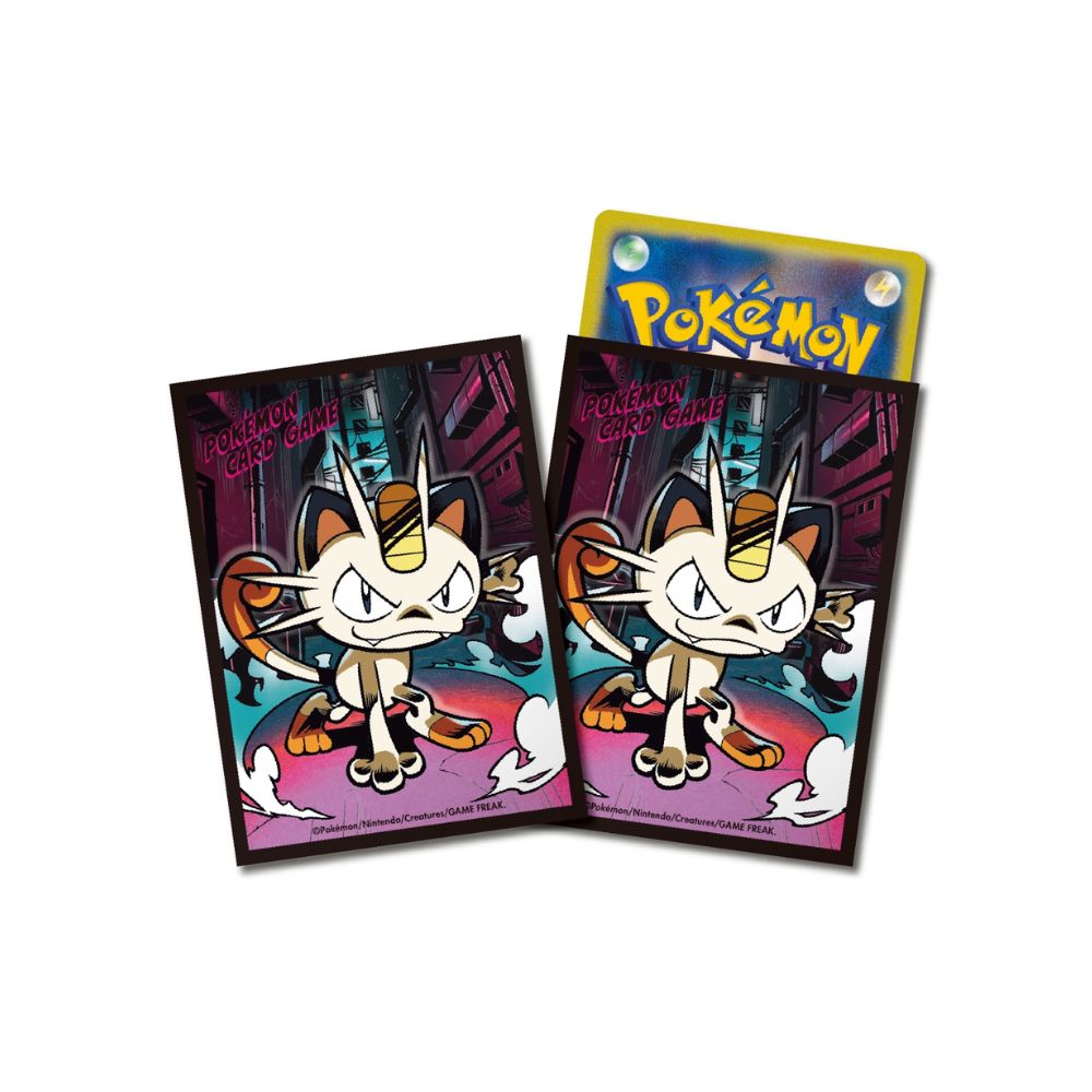 Pokemon Premium Gross Meowth Sleeves
