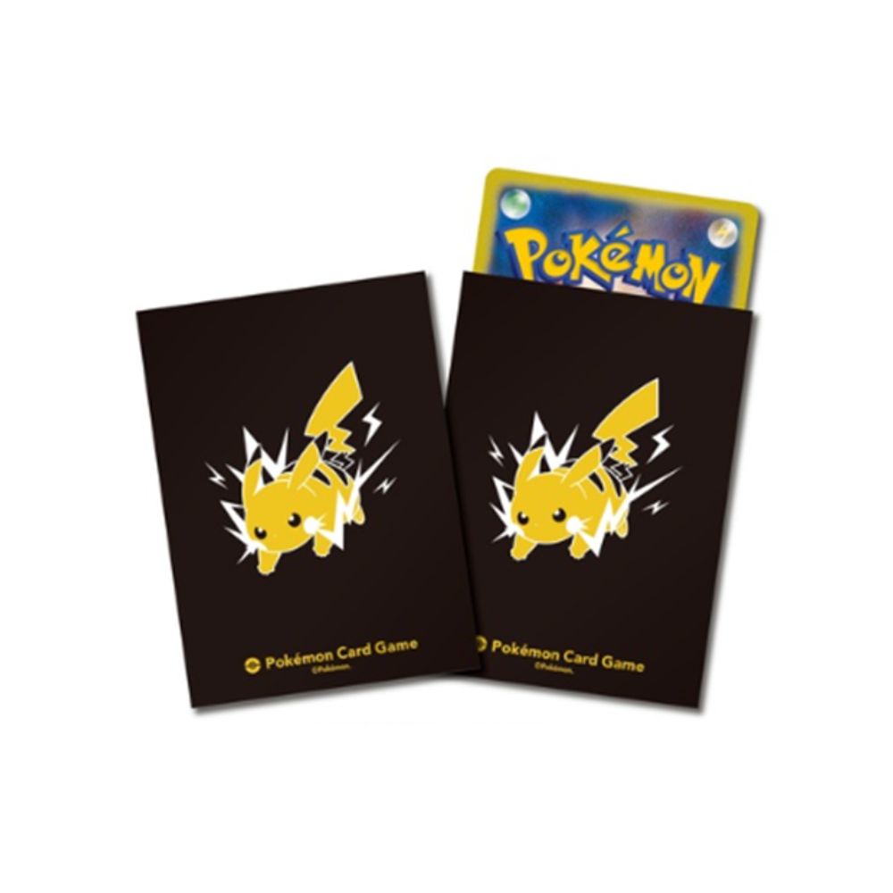 Pokemon Pro Pikachu Matte Black Sleeves